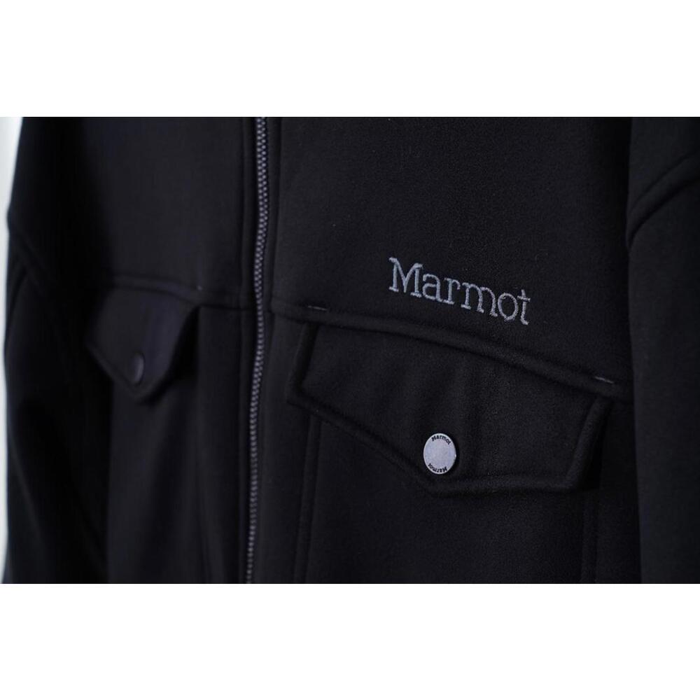 Marmot Hawkins Polyester Fleece Jacket Button Chest Pockets Men's Sz L - Picture 4 of 15
